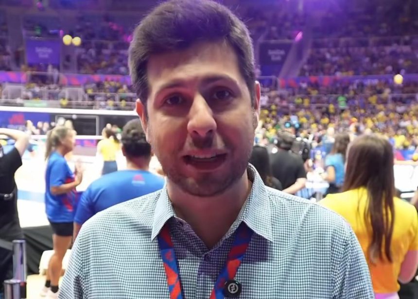 O secretário de Esporte, Rafael Picciani (MDB), em evento no Maracanãzinho: pasta tem serviços e cargos a oferecer, numa composição política voltada para as eleições de 2026