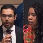 Rivais na Câmara, Thais Ferreira e Pedro Duarte, agora se enfrentam também na Justiça: vereadora está processando o colega por causa do impulsionamento de uma postagem nas redes sociais