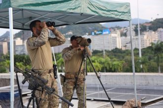 PF monta esquema com snipers para reforçar segurança da Cúpula do BRICS no Rio