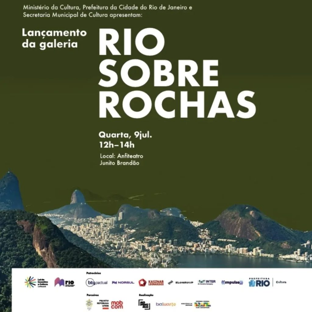 Arte do evento de lancamento do Rio Memorias
