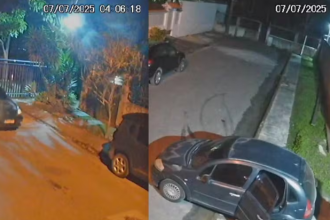 Jovem é preso ao usar carro do pai para furtar empresa em Niterói; veja o vídeo