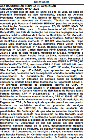 ‘Tigrinho do capitão’ soltou a carta: loteria de São Gonçalo já tem site no ar e edital aberto 62 Captura de tela 2025 07 15 143121