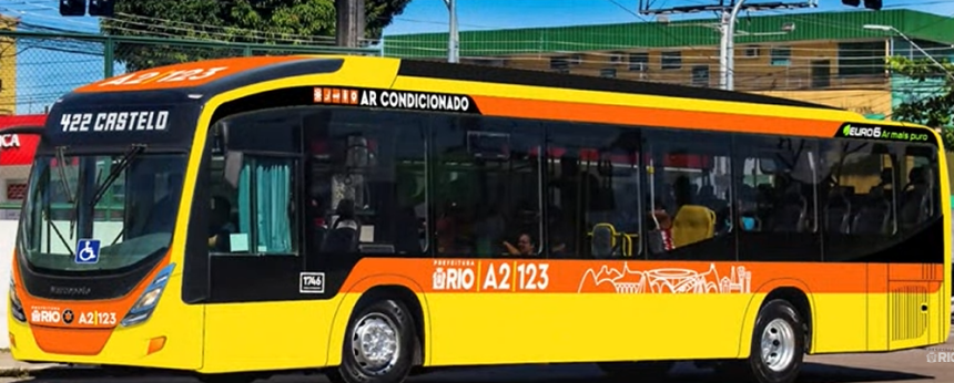 Licitação das linhas de ônibus do Rio terá veículos padronizados