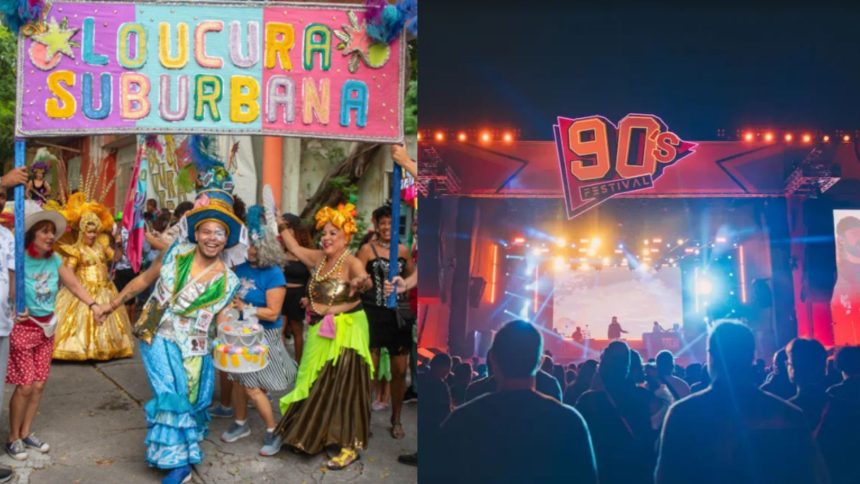 Bora lá: Fim de semana exposição de carnaval, espetáculo de mágica e festival dos anos 90