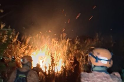 Incêndio atinge área de mata em Vargem Grande; ação dos bombeiros durou 9 horas