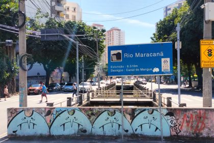 Rio Maracanã, um dos mais emblemáticos da Zona Norte do Rio: devido a uma série de ações da Águas do Rio, a cada mês, cerca de 25 milhões de litros de esgoto já deixam de cair em suas águas