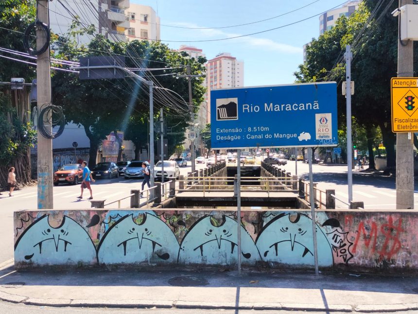 Rio Maracanã, um dos mais emblemáticos da Zona Norte do Rio: devido a uma série de ações da Águas do Rio, a cada mês, cerca de 25 milhões de litros de esgoto já deixam de cair em suas águas