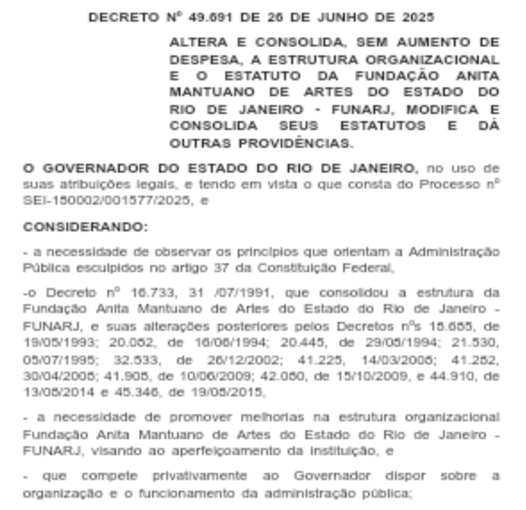 Funarj é a mais nova abençoada pelo milagre da multiplicação de cargos do estado 62 WhatsApp Image 2025 07 03 at 08.48.45