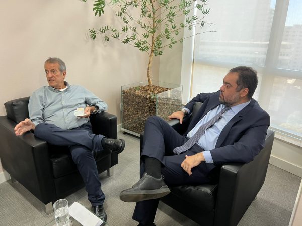 A paz reina no PL: Castro e Valdemar se encontram (e se entendem) em Brasília 60 O governador Cláudio Castro com o presidente nacional do PL, Valdemar Costa Neto, em Brasília: a paz está selada no partido
