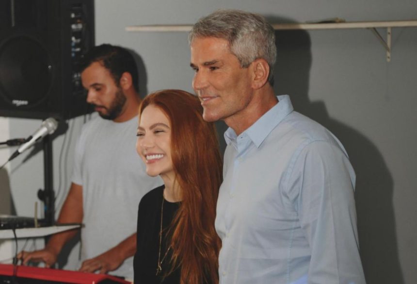 Márcio Poncio e a filha deputada, Sarah: o patriarca da família Poncio vai se candidatar a prefeito de Três Rios, no Centro Sul-Fluminense