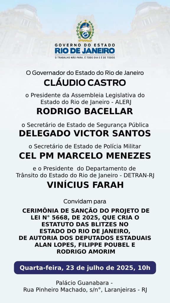 Gesto de paz? Castro faz festa para a criação do Estatuto das Blitzes, o projeto xodó da tropa de choque de Bacellar 62 WhatsApp Image 2025 07 22 at 18.50.01