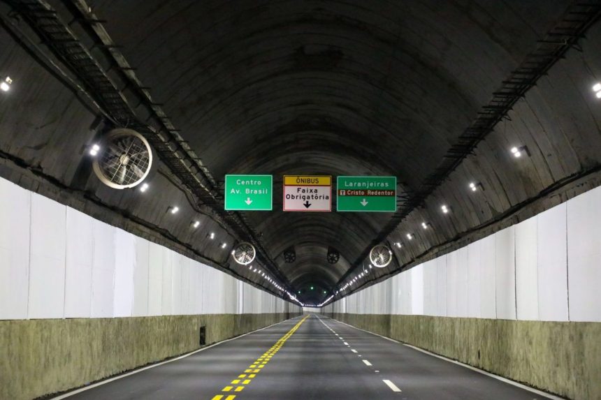 Onze túneis do Rio vão passar por revitalização com investimento de R$ 11 milhões