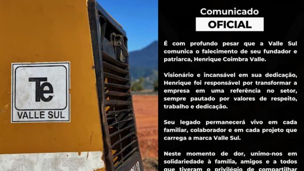 Morre o empresário Henrique Valle, fundador do Grupo Valle Sul, aos 76 anos