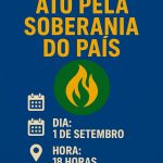 O convite para o ato organizado pelo Clube de Engenharia