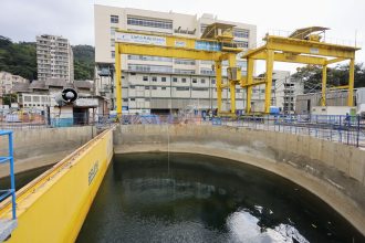 Começa a retirada de água da estação Gávea do metrô