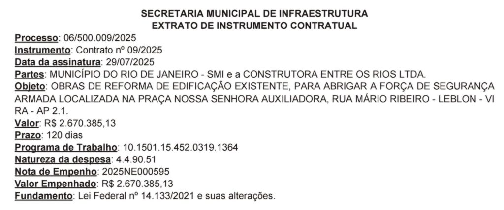Guarda armada vai ficar no Leblon e reforma de sede custará R$ 2,6 milhões 62 Guarda armada vai ficar no Leblon e reforma de sede custará R$ 2,6 milhões