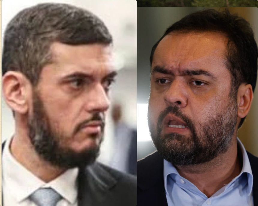 O presidente da Assembleia, Rodrigo Bacellar (União), e o governador Cláudio Castro (PL) não ficarão mais frente à frente nesta terça-feira (05): compromisso em Brasília