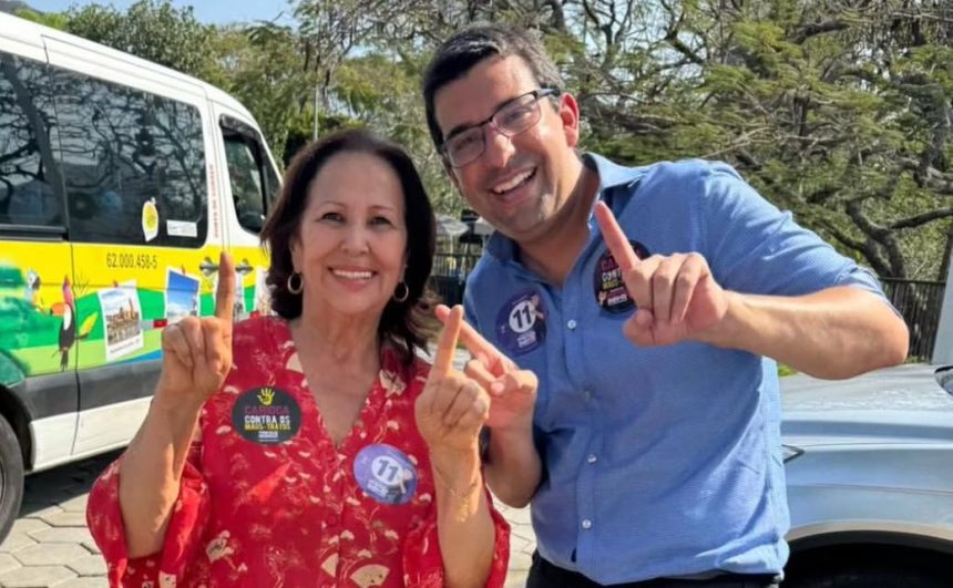 Teresa Bergher e Marcelo Queiroz, na campanha de oposição pela Prefeitura do Rio: menos de um ano depois, o companheiro de chapa da ex-vereadora se filiou ao PSDB e anunciou que vai assumir uma secretaria no governo Paes