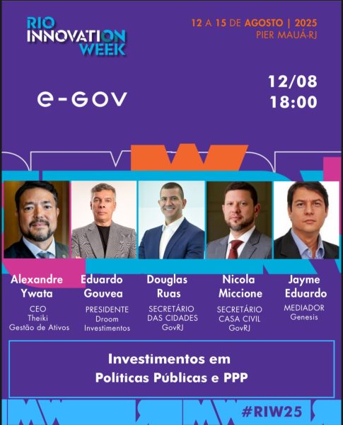 Nicola Miccione, secretário estadual da Casa Civil, participa do painel sobre parcerias público-privadas na Rio Innovation Week 2025 59 Nicola Miccione, secretário estadual da Casa Civil, participa do painel sobre parcerias público-privadas na Rio Innovation Week 2025