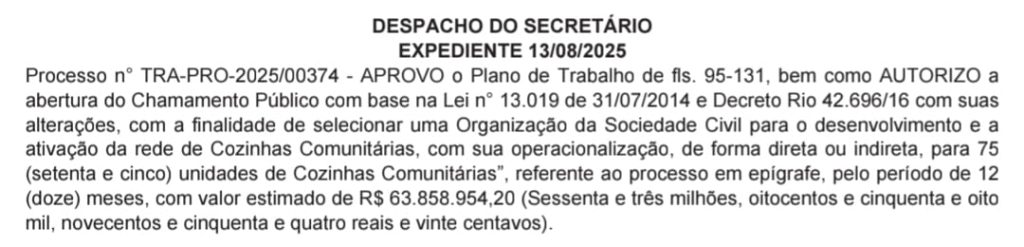 Servidos? Prefeitura lança chamamento de R$ 63 milhões para operação de 75 cozinhas comunitárias 62 WhatsApp Image 2025 08 15 at 10.55.20