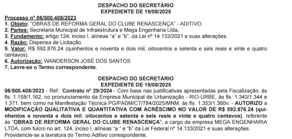 Reforma do Renascença Clube, ícone da luta antirracista, ganha mais quase R$ 600 mil e deve terminar ainda em 2025 64 WhatsApp Image 2025 08 20 at 18.40.07 1