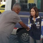 Martha Rocha, a secretária de Assistência Social, numa ação de acolhimento: a pasta deve ser turbinada, em novembro, com o programa Seguir em Frente