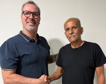 Professor Anderson Muriçoca e seu vice, Jozemar Corrêa, conhecido como Dão: a chapa puro-sangue do PRD na disputa pela Prefeitura de Três Rios