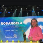 Secretária de Desenvolvimento Social e Direitos Humanos do Estado do Rio, Rosangela Gomes foi homenageada na festa de 20 anos do Republicanos