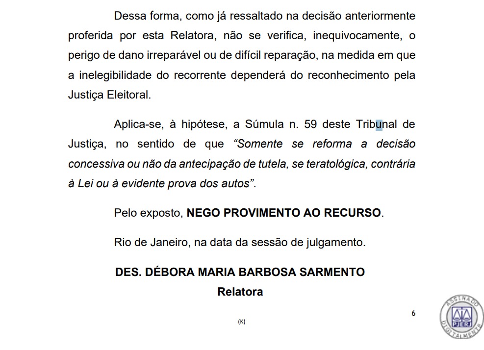 Justiça nega recurso e mantém Waguinho inelegível por reprovação de contas 62 WhatsApp Image 2025 08 26 at 18.59.49