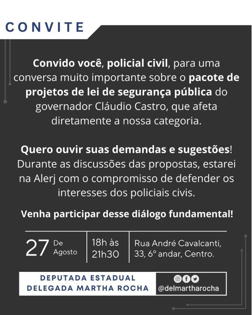 Licenciada, mas não muito: Martha Rocha, hoje secretária na prefeitura, anuncia que vai voltar à Alerj para votar pacotão da segurança 62 WhatsApp Image 2025 08 27 at 16.26.39