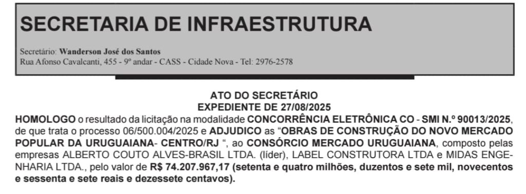 Como fênix: prefeitura fecha licitação de R$ 74 milhões para reconstrução do mercado da Uruguaiana, destruído por incêndio 62 Como fênix: prefeitura fecha licitação de R$ 74 milhões para reconstrução do mercado da Uruguaiana, destruído por incêndio