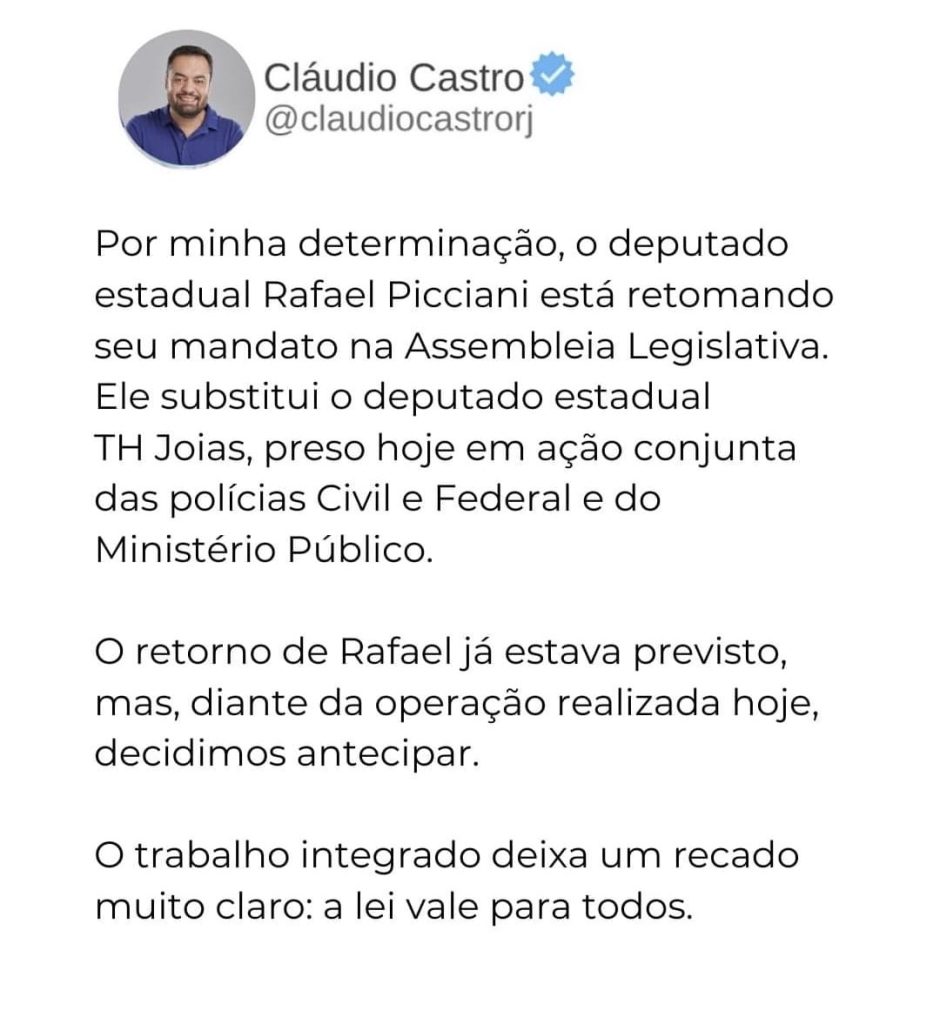 Todos os secretários-deputados retornam à Alerj para votar o pacotão de projetos do governo; Picciani retoma vaga que está com TH Joias 62 50f4dd94 38c4 457c a365 a6cd148e7e30 1