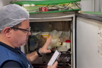 Restaurantes com baratas e 60 kg de alimentos estragados são interditados em Vila Isabel