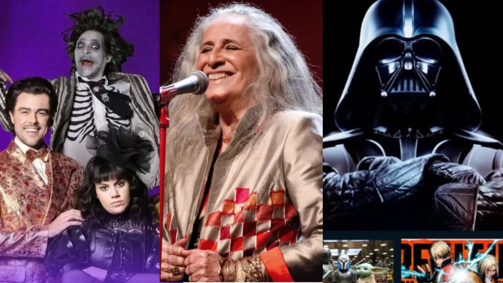 Bora Lá: musical, show de Maria Bethânia e festival geek formam um fim de semana multifacetado no Rio