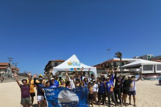 Praia do Peró, em Cabo Frio, registra menor volume de lixo do litoral fluminense