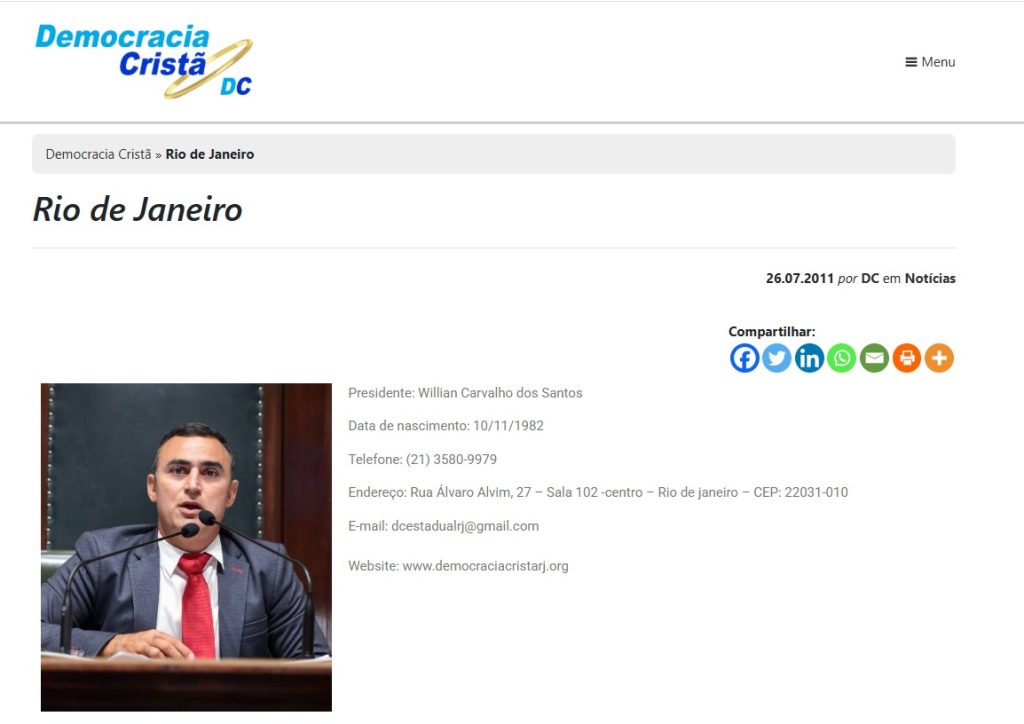 Willian Coelho perde presidência do DC estadual para primo de Renato Cozzolino 62 Willian Coelho perde presidência do DC estadual para primo de Renato Cozzolino