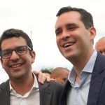 Os novos melhores amigos de infância: o secretário municipal de Administração, Marcelo Queiroz, e o vice-prefeito, Eduardo Cavaliere, estão cada vez mais próximos