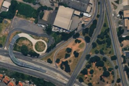A localização do Terminal Missões, que vai integrar o BRT a Caxias e Magé – Foto: Reprodução