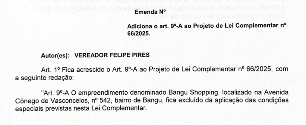 Bancada do PT na Câmara se une para excluir o Bangu Shopping do novo 'mais valerá' de Paes 62 Captura de tela 2025 10 30 181531