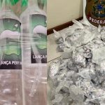 PF apreende 15 kg de cocaína e 1,3 mil frascos de lança-perfume com destino a Macaé