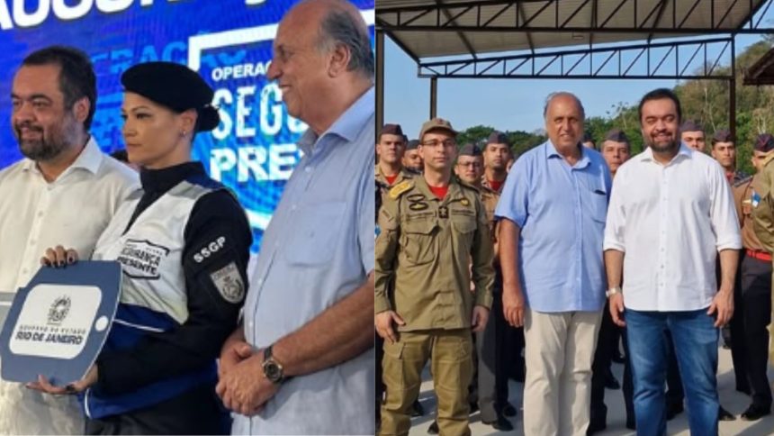 Em Piraí, Castro apresenta novas unidades do Corpo de Bombeiros e do Segurança Presente