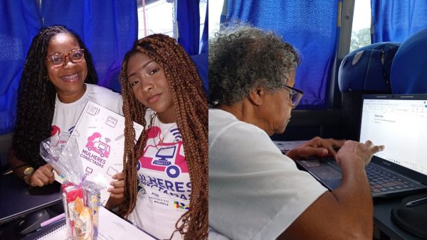 Ônibus-escola leva cursos gratuitos de capacitação para mulheres da Zona Oeste