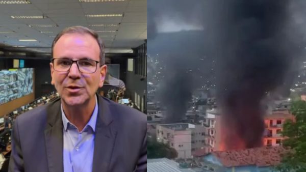 Paes comenta dia de violência no Rio e afirma que a cidade 'não vai ficar refém de grupos criminosos' 48 Paes comenta dia de violência no Rio e afirma que a cidade 'não vai ficar refém de grupos criminosos'