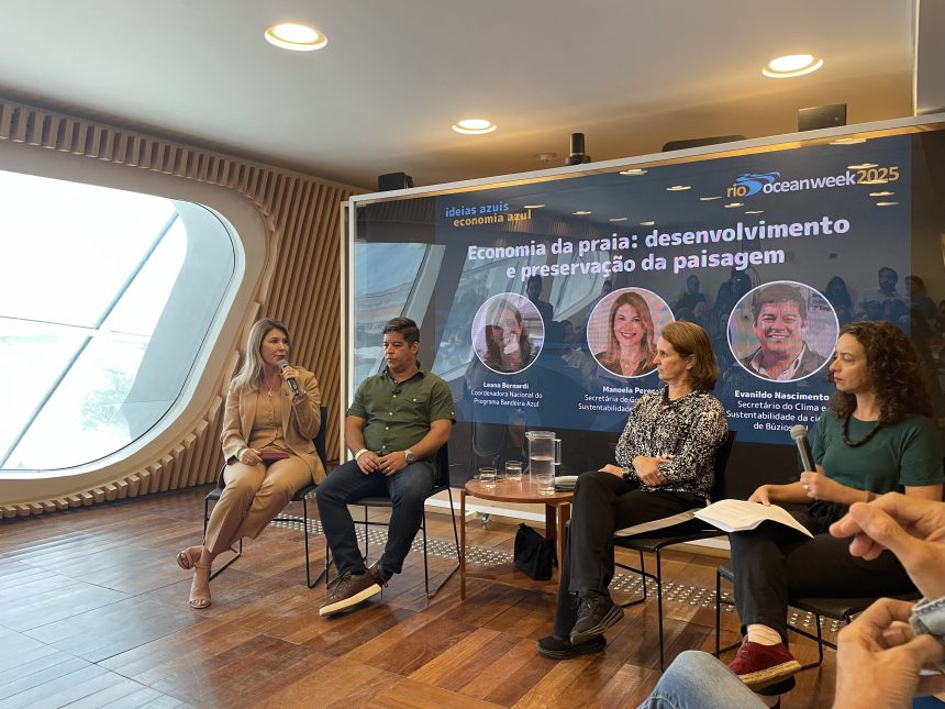 Ganhadora do selo bandeira Azul, Saquarema participou do painel Economia da Praia