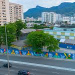 Painel em escola da Zona Norte homenageia atletas olímpicos e paralímpicos