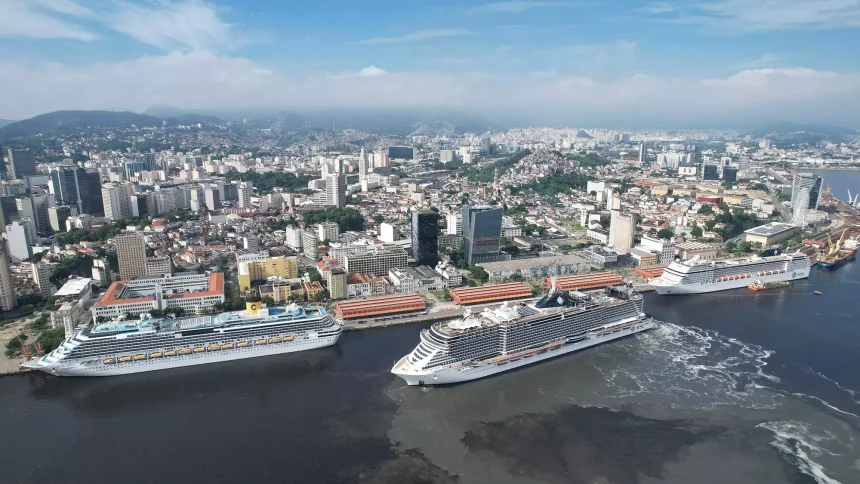 Temporada de cruzeiros chega ao Pier Mauá com expectativa de 240 mil visitantes
