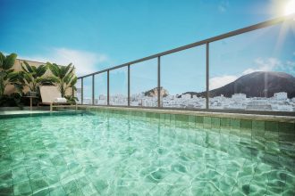 Piscina no terraço: o novo formato dos compactos combina moradia com o apelo turístico e a rentabilidade para investidores