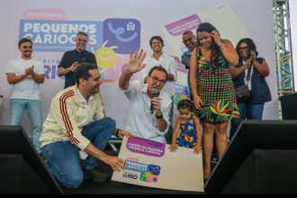 O prefeito Eduardo Paes (PSD) lança, neste domingo (12), na Maré, o Cartão da Primeira Infância Carioca, como parte do programa Pequenos Cariocas
