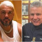 O cantor Belo e o secretário da PM, Marcelo Menezes: festa no CFAP está sendo considerada, pelos deputados, um evento de campanha do coronel, pré-candidato a uma vaga na Assembleia Legislativa