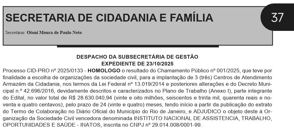 Secretaria de Cidadania e Família: a sequência de erros em uma contratação de R$ 28,8 milhões 64 WhatsApp Image 2025 10 24 at 08.20.00